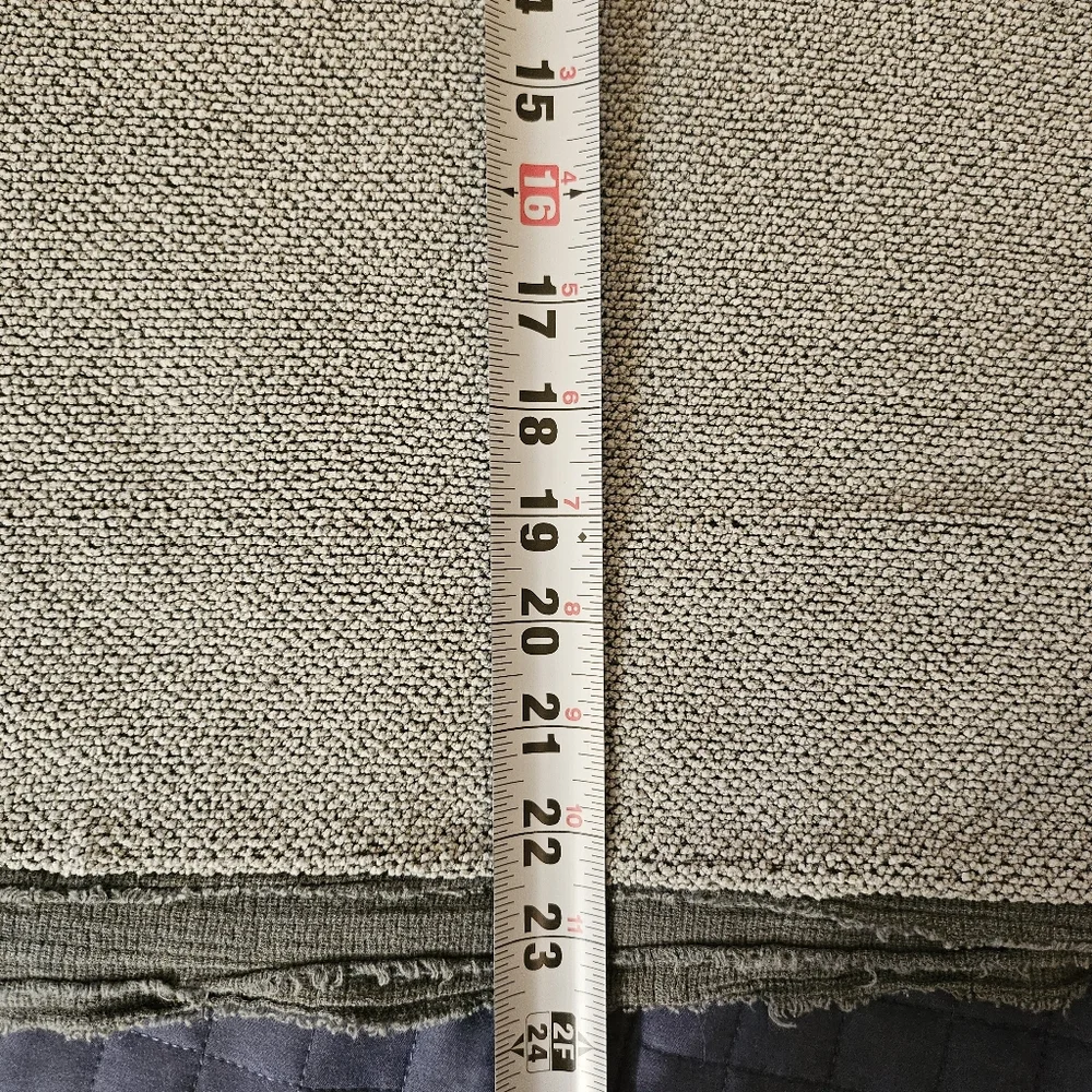 ​Free People | Gray Raw Hem Distressed V-Neck Thermal‎ Knit Sweater